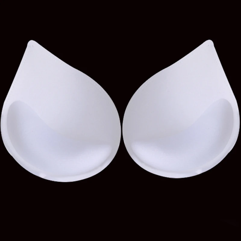 Spong Bra Pads Set Bikini Chest Cup Push Up Insert Foam Pads For Women Swimsuit Padding Removeable Enhancer Accessories 2-1Pair bra pads inserts bra insert pads