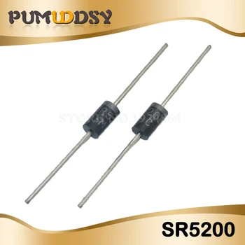 

10PCS SR5200 Schottky Barrier Rectifier Diode 5A 200V DO-201AD/DO-27