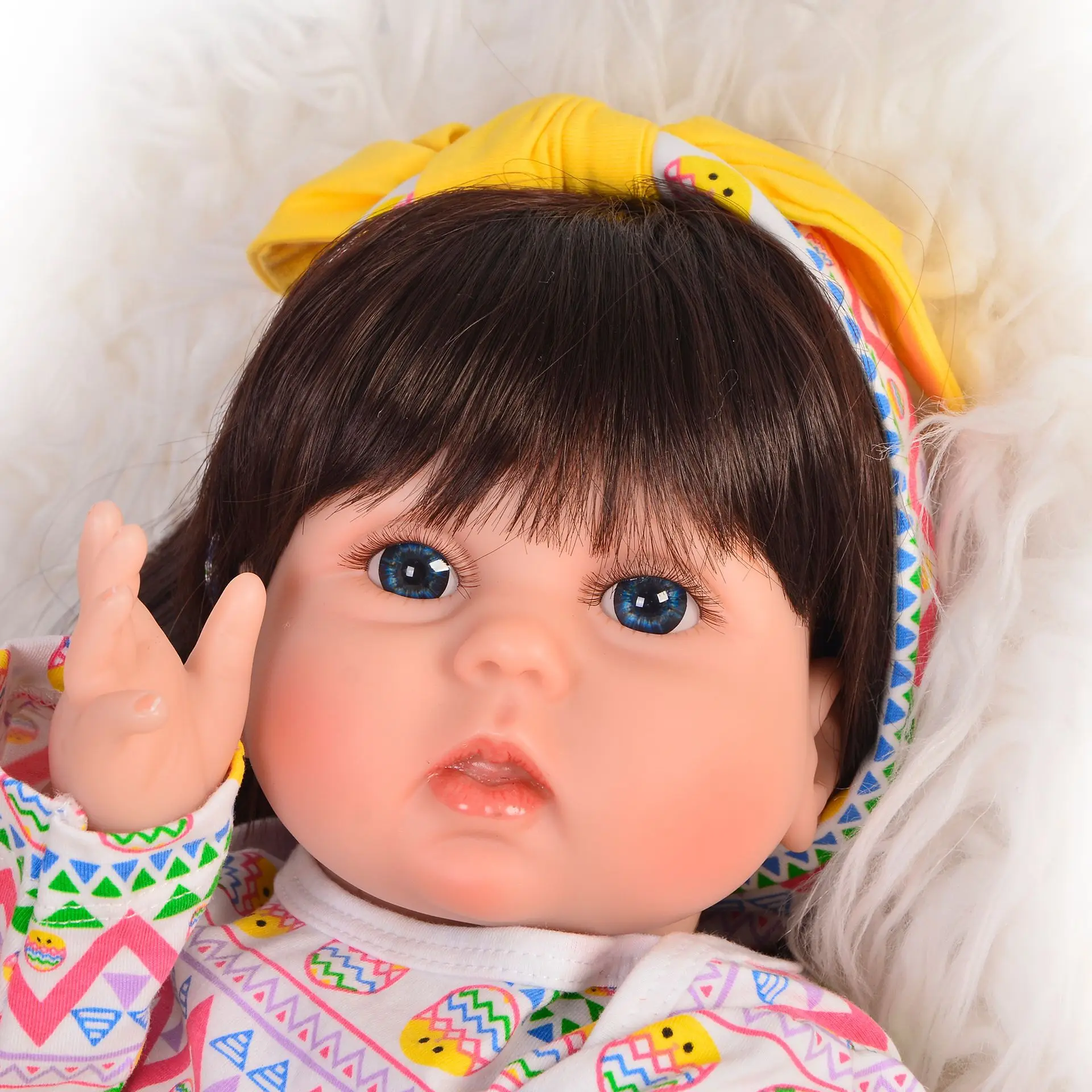  Keiumi Long Hair Reborn Baby Doll New Style Model Infant 55 Cm Hot Selling