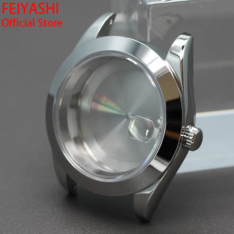 36mm 40mm Men's Watch Cases Sapphire Crystal Glass Waterproof 10ATM For Seiko nh34 nh35 nh36/38 Miyota 8215 Movement 28.5mm Dial
