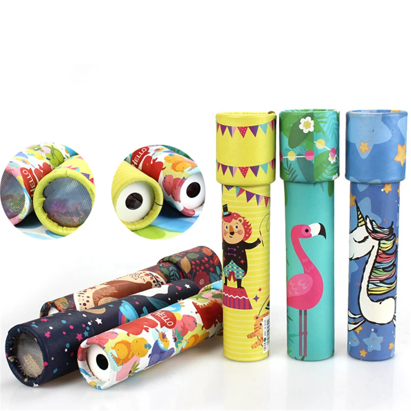 Montessori Rotating Kaleidoscope Imaginative Cartoon Prince Children Interactive Logical Magic Classic Educational Toys for Kids