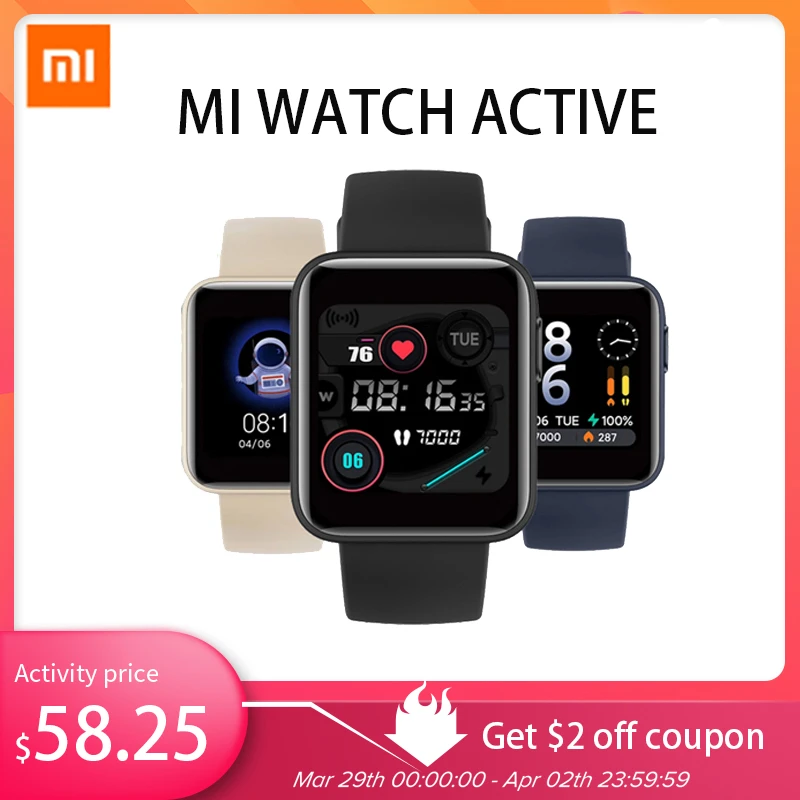 Global Version Xiaomi Mi Watch Lite GPS Sports Smart Watch 1.4" TFT Color Touch Display Fitness Heart Rate Sleep Monitor Band