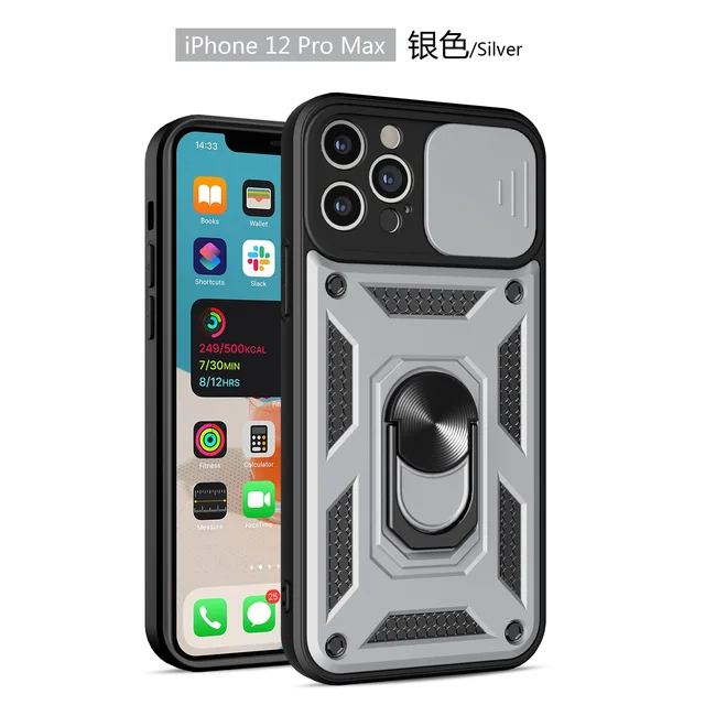 Armor Shockproof Phone Case For OPPO Realme Reno A32 A15 15S A53 A54 A72 A73 A74 A93 A94 8 5 5Z 4 Pro Lite 5G 4G 2020 PC Cover Silver