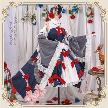 

Pre-Sale New Vocaloid Vsinger Yuezheng Ling dress Cosplay Costume Lolita Halloween Women dress