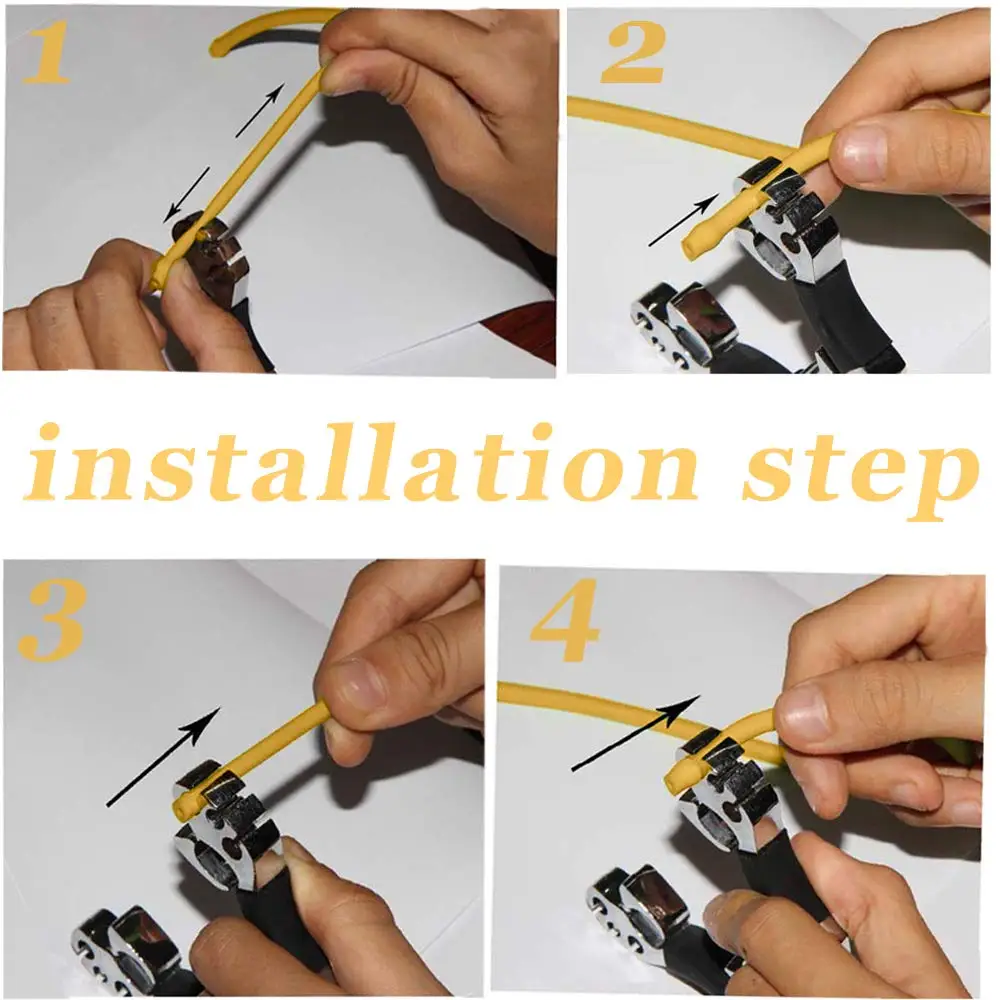 Stainless Steel Rubber Band Slingshot for Laser-Accurate Hunting and Outdoor Shooting Practice Description Image.This Product Can Be Found With The Tag Names Slingshot, Sports Entertainment