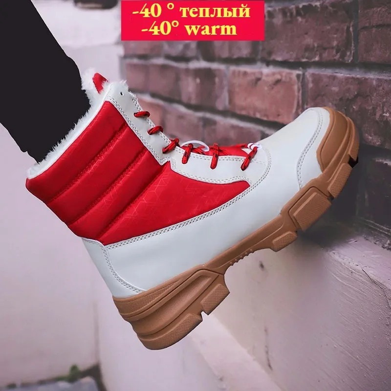 

Snow Boots Female 2019 Winter Plush Waterproof Female Boots Non-slip Warm Ankle Boots Outdoor Travel Shoes Climbing Sneakers