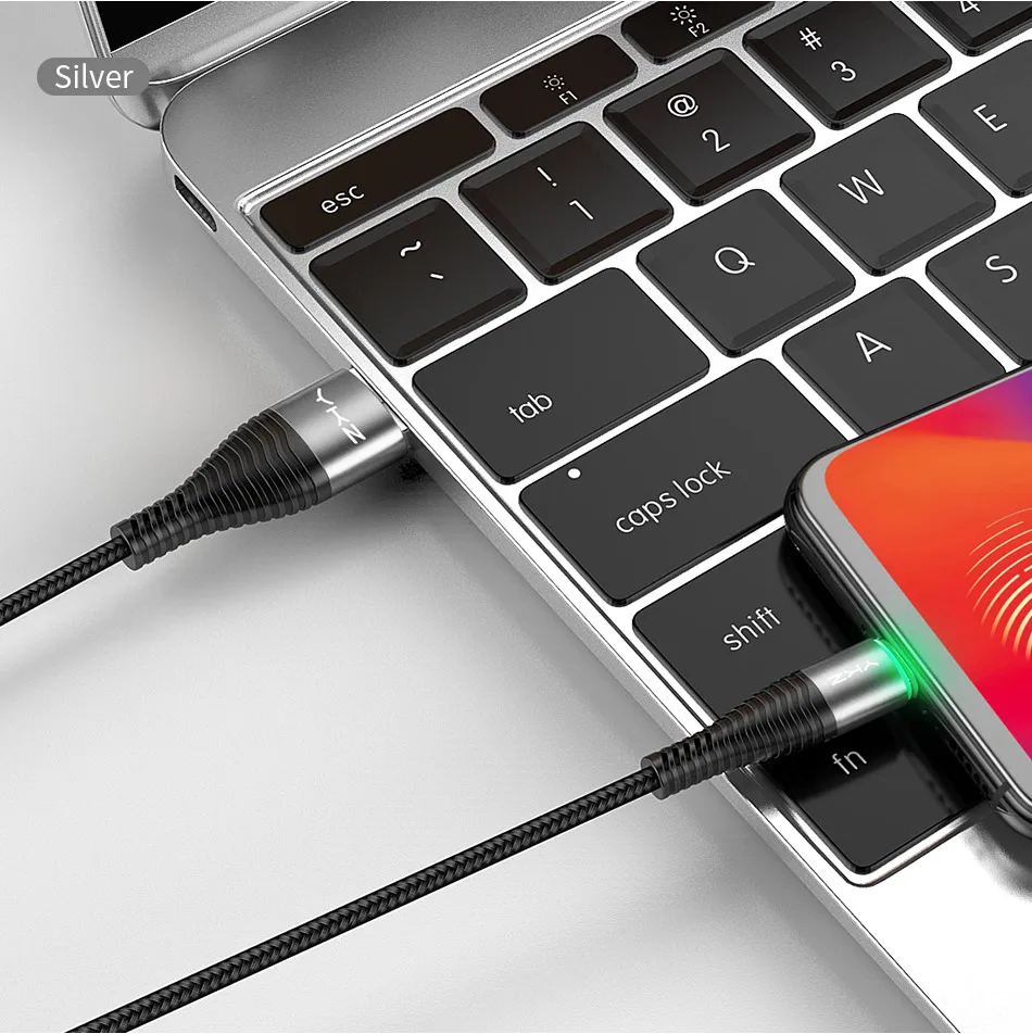 YKZ светодиодный Micro USB кабель 3A Быстрая зарядка и синхронизация данных шнур для samsung huawei Xiaomi Andriod USB Microusb Кабели для мобильных телефонов