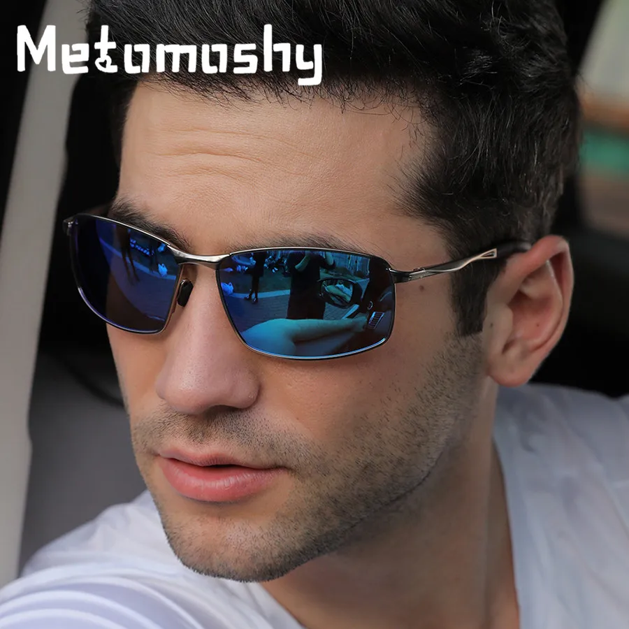 

2020 Brand Polarized Sunglasses Men New Fashion Colors Changed Sun Glasses Outdoor Driving Photochromic Sunglass with Box Mirror
