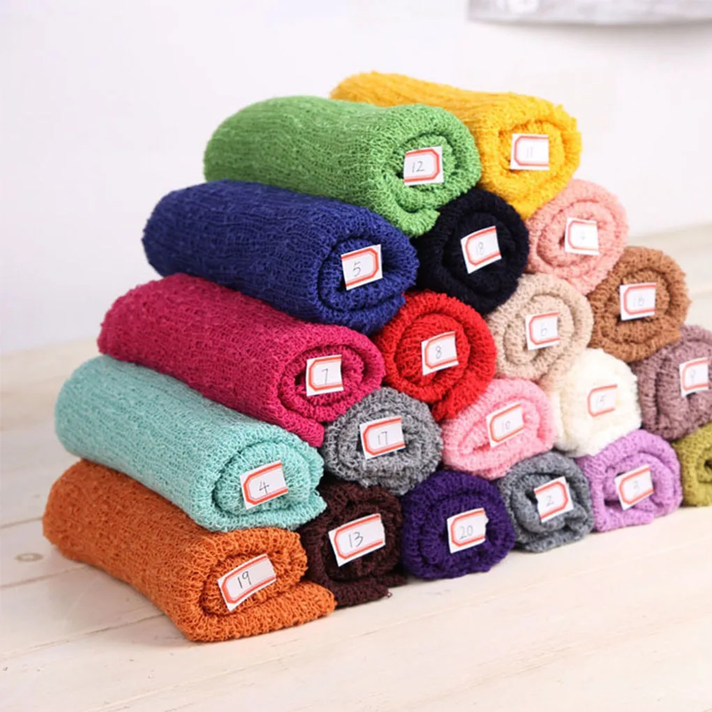 40X150cmSoftBabyBlanketsPhotographyPropsWrapsStretchKnitWrap