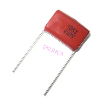 10 pz 400V 1Uf 105J 1000NF passo 15mm 400V 5% DIP CBB condensatore a film di polipropilene