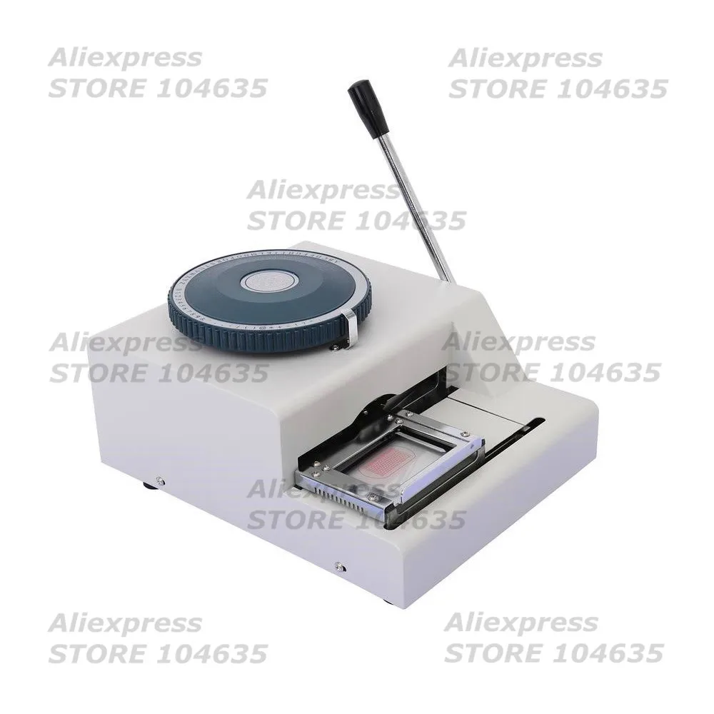 Stainless Steel Card Embossing Machine Indent Engraver 72 Characters Code  Embossing Machine Aluminium Dog Tag Machine - AliExpress