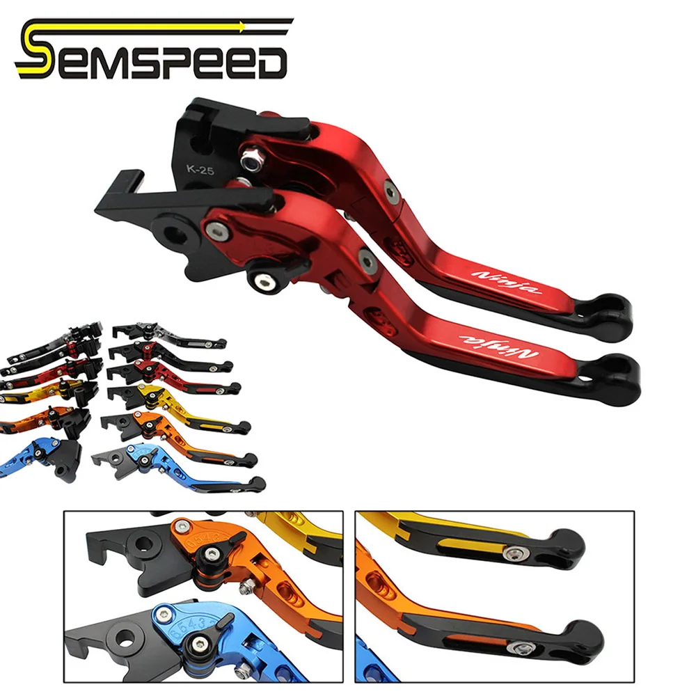 SEMSPEED аксессуары для мотоциклов с ЧПУ Складные тормоза рычаги сцепления KAWASAKI NINJA