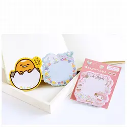 30 шт. Self-декоративная наклейка Post It Sticky Notes японский мультфильм memo pad Kawaii милые Скрапбукинг офисные школьные принадлежности