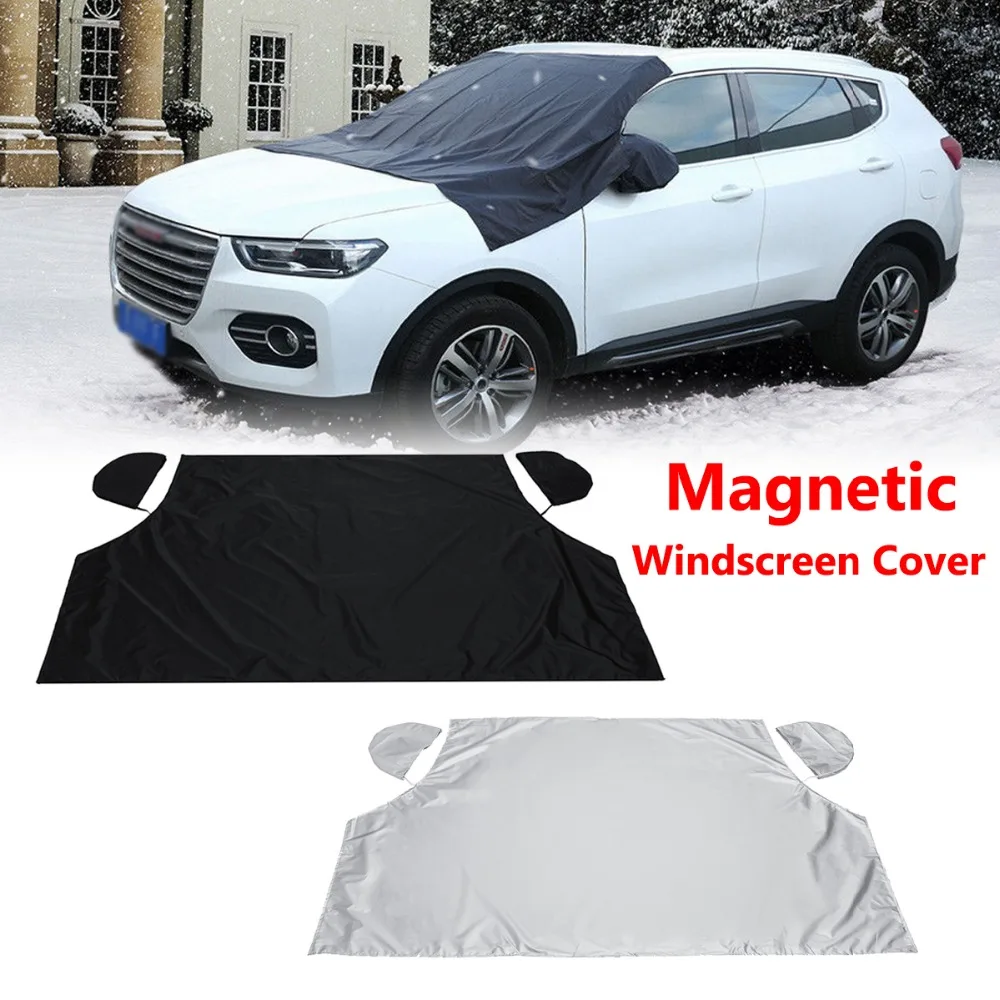 Car Magnetic Half Windscreen Cover Sun Snow Ice Frost Wind Winter Protector 208cm x 120cm for SUV | Автомобили и мотоциклы