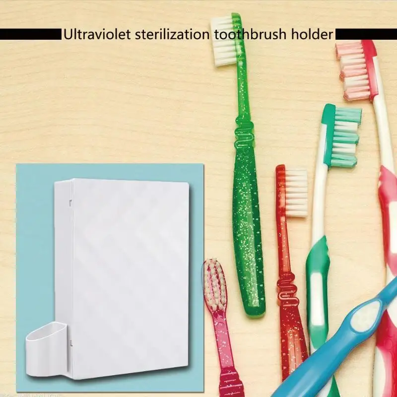 

UV Light Ultraviolet Toothbrush Sterilizer Fashionable Atmosphere Lightweight and Delicate Toothbrush Holder Toothpaste Squeezer