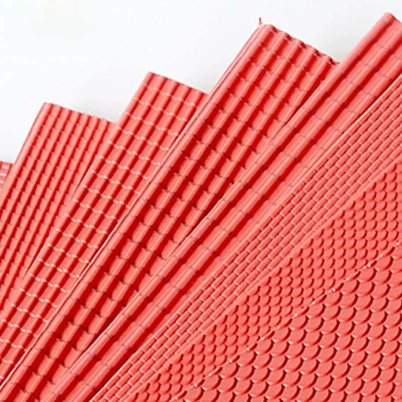 Tanie 20x30CM 1/25-1/100 skala PVC czerwona płytka ścienna Model domek dla lalek Sandplate