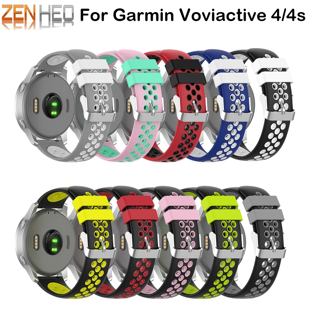 

Smart Accessories Watch Strap For Garmin Vivoactive 4S Smart Watch Band Wristband For Garmin Vivoactive 4S/4 Watchbands18mm/22mm