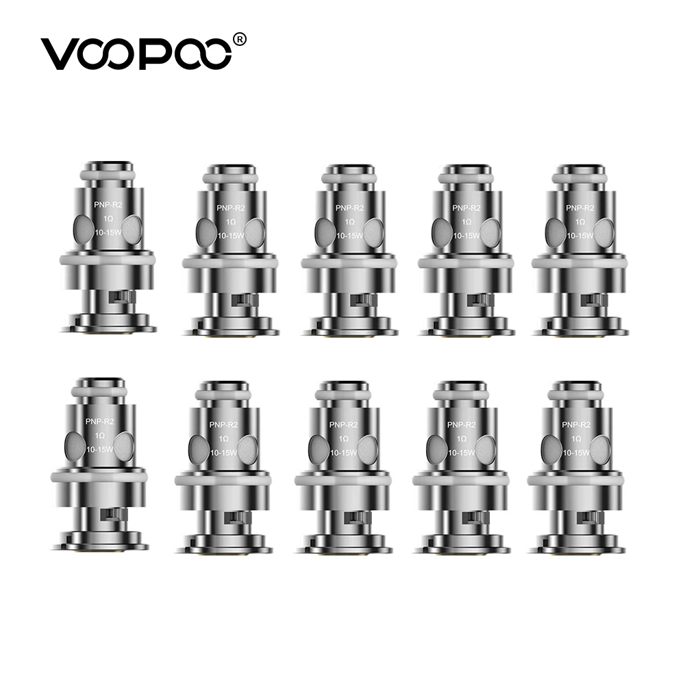 

VOOPOO PnP R2 Regular Coils 1.0ohm Resistance MTL Coils Core Head for VINCI X R Drag Baby Find Trio E-Cigs Voopoo PNP-R2 Coils