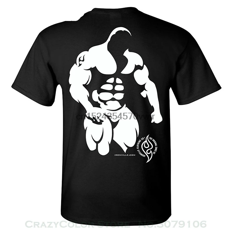 Hot New 2019 Summer Fashion T Shirts Ironville The Original Ghost Bodybuilder Bodybuilding T-shirt | Мужская одежда