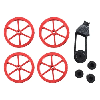 

4PCS Creality Aluminum Hand Twist Leveling Nut with 3 High and 1 Short Silica Gel Column Printing Kit for Ender 3,CR-10