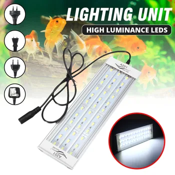 

12W 20CM Aquatic Aquarium Fish Tank 36LED 5730 SMD Lamp Light 1800LM For Tank Size W190 x D60 x H10mm