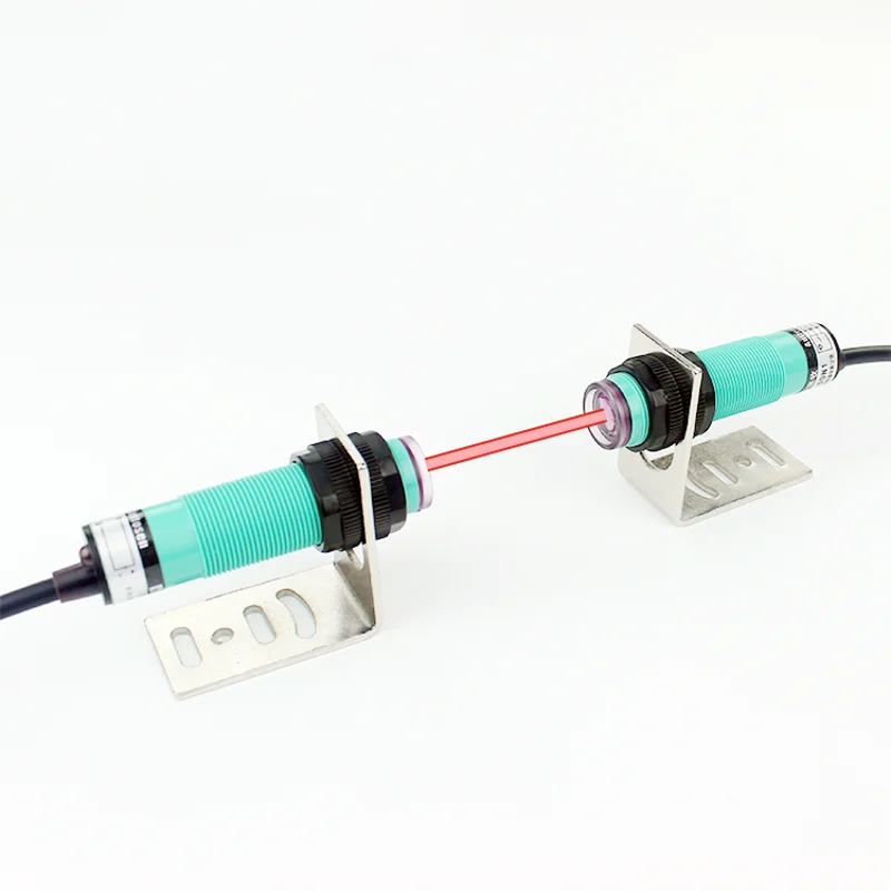 

M18 infrared induction photoelectric switch sensor on-beam DC three-wire NPN 10 meters E3F-5DN1