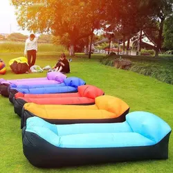 Chaise de plage gonflable rapide, sac de couchage de Camping, sac paresseux pliable rapide, mobilier de Camping en plein air ultraléger, fêtes sur la plage 