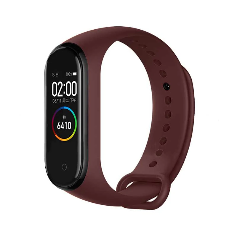 Красочные аксессуары для mi Band 4 Pulseira mi band 4/3 сменный силиконовый ремешок для Xiao mi 4 умный Браслет