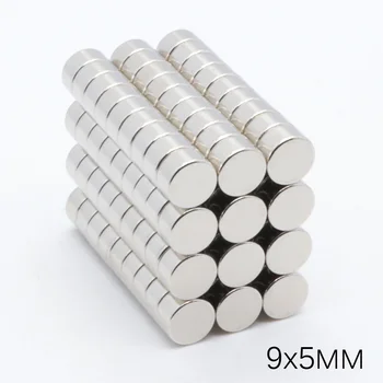 

50pcs 9x5 mm NdFeB Small Super Strong Powerful Permanet Magnet Round Craft Rare Earth Neodymium Magnets 9*5mm for Craft Art
