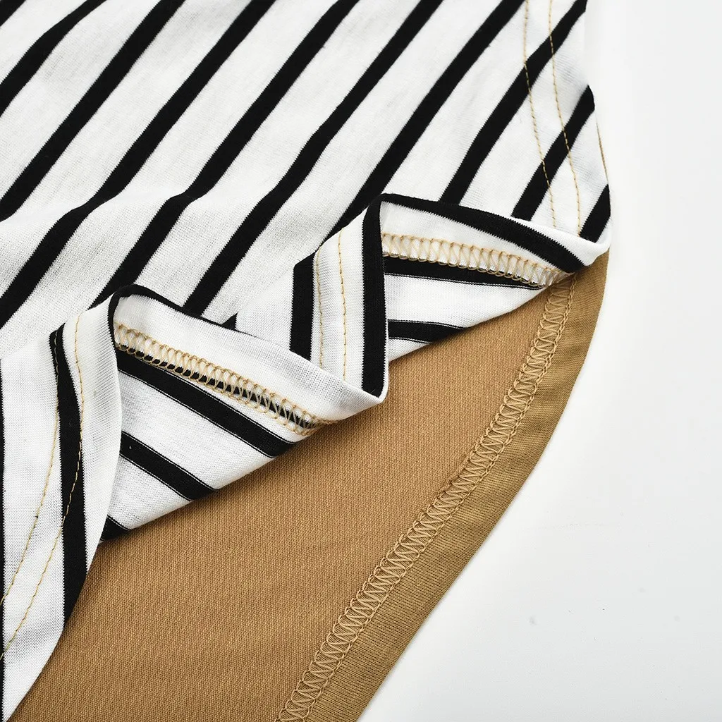Женская блузка для беременных, модные топы в полоску с длинными рукавами для кормящих женщин, футболка для грудного вскармливания, женская повседневная одежда для беременных, M50