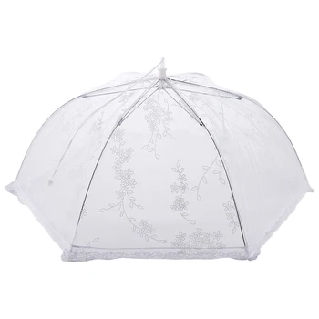 

Meal Lace Kitchen Cover Food Anti-Fly Cover Vegetable Cover for Indoor Or Outdoor Or Picnic(Willow Leaf)