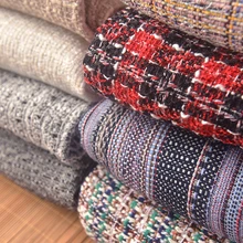 Модная маленькая ароматная твидовая тканая ткань для юбки