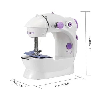 

1pc Electric Mini Sewing Machine For Home Hand Machine To Sew Adjustment Handheld Sewing Machine
