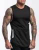 Camisetas sin mangas deportivas ajustadas de culturismo para hombre, camiseta sin mangas de entrenamiento para correr, chaleco de marca de Fitness para hombre ► Foto 2/6