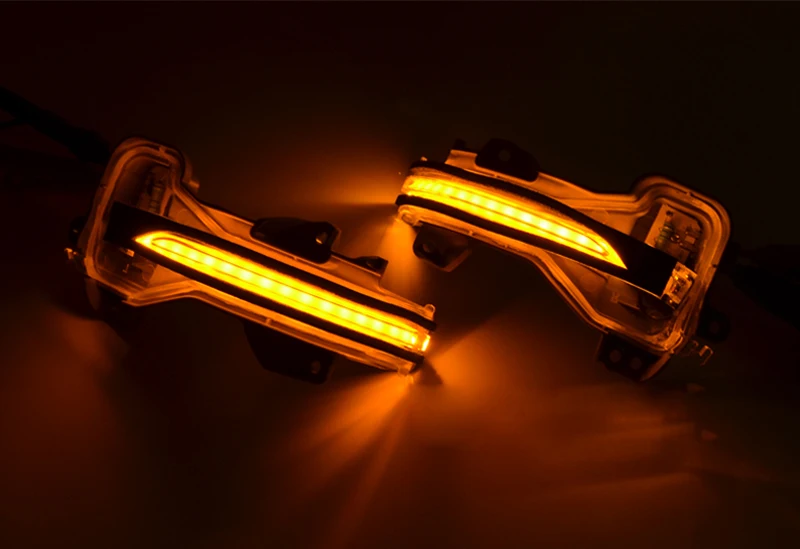 Подходит для Honda Fit 14-19/Accord 13-17 автомобильный Стайлинг светодиодный пластиковый боковой двери зеркало заднего вида сигнальные огни 1 комплект авто аксессуары
