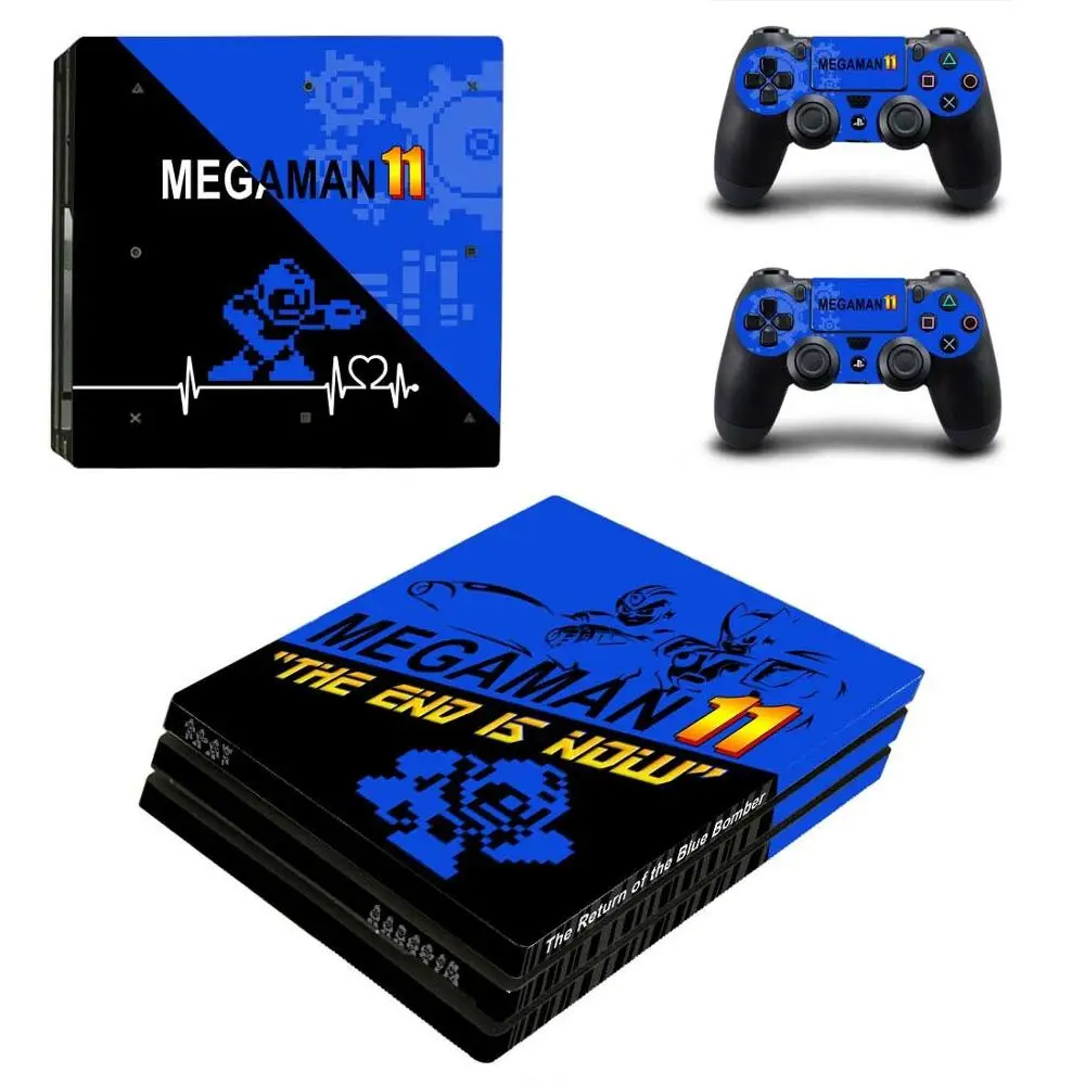 YSP4P-2316 Mega Man PS4 Pro стикер s PS 4 Play станция 4 Pro виниловые наклейки на кожу Pegatinas для playstation 4 Pro консоль и контроллер - Цвет: YSP4P-2316