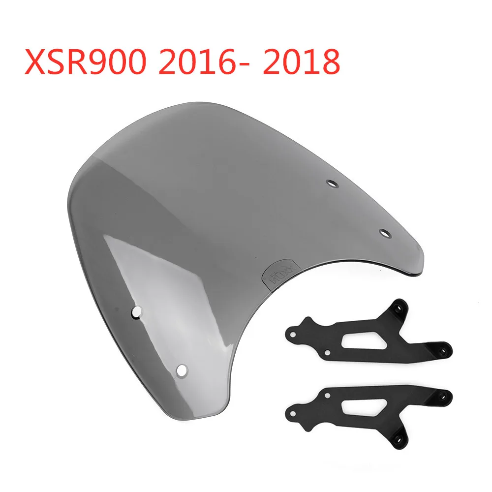 

Motorcycle Windshield Windscreen With adjustable bracket Wind Screen For Yamaha XSR900 XSR 900 2016 2017 2018