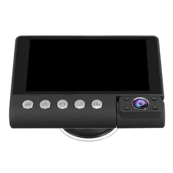 

Exquisitely Designed Durable C9 3 Lens Car DVR Camera 4 inch LCD 1080p IR Night Vision Dash Cam Recorder