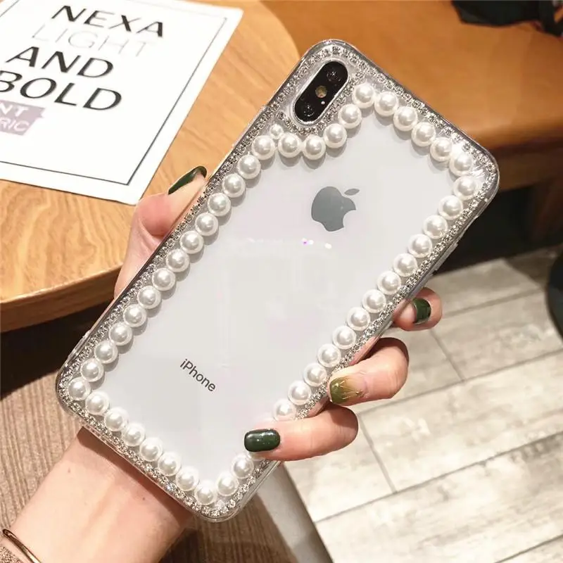 Прозрачный жемчужный чехол для Xiaomi 9 SE Mi6 Mi9 8 Pocophone F1 Mi8 A2Lite A1 Cobar Redmi Note 7 s 5 6 7Pro 6A 5plus