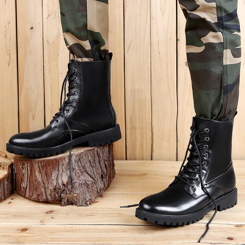 

2019 Autumn And Winter New Style Wearable Ankle Boots Martin Boots Large Size Men plus Velvet Boots