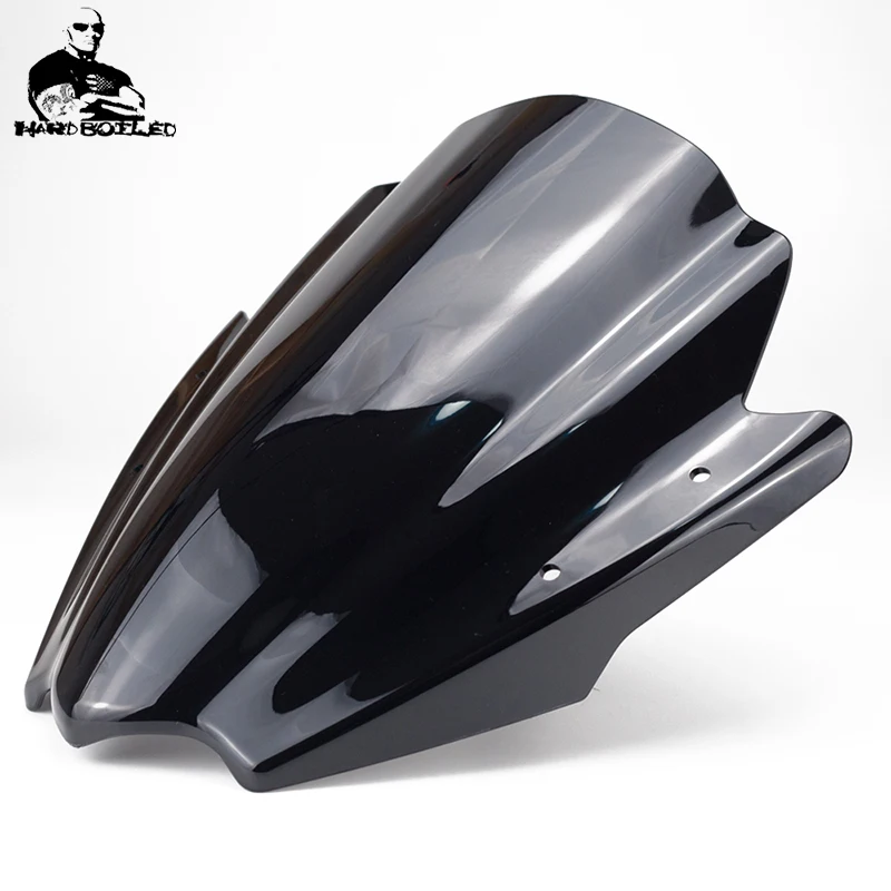 Аксессуары Универсальный черный мотоцикл лобовое стекло 7/" и 1" Рулевое колесо для мотоциклов крепление для HONDA BMW Yamaha KTM