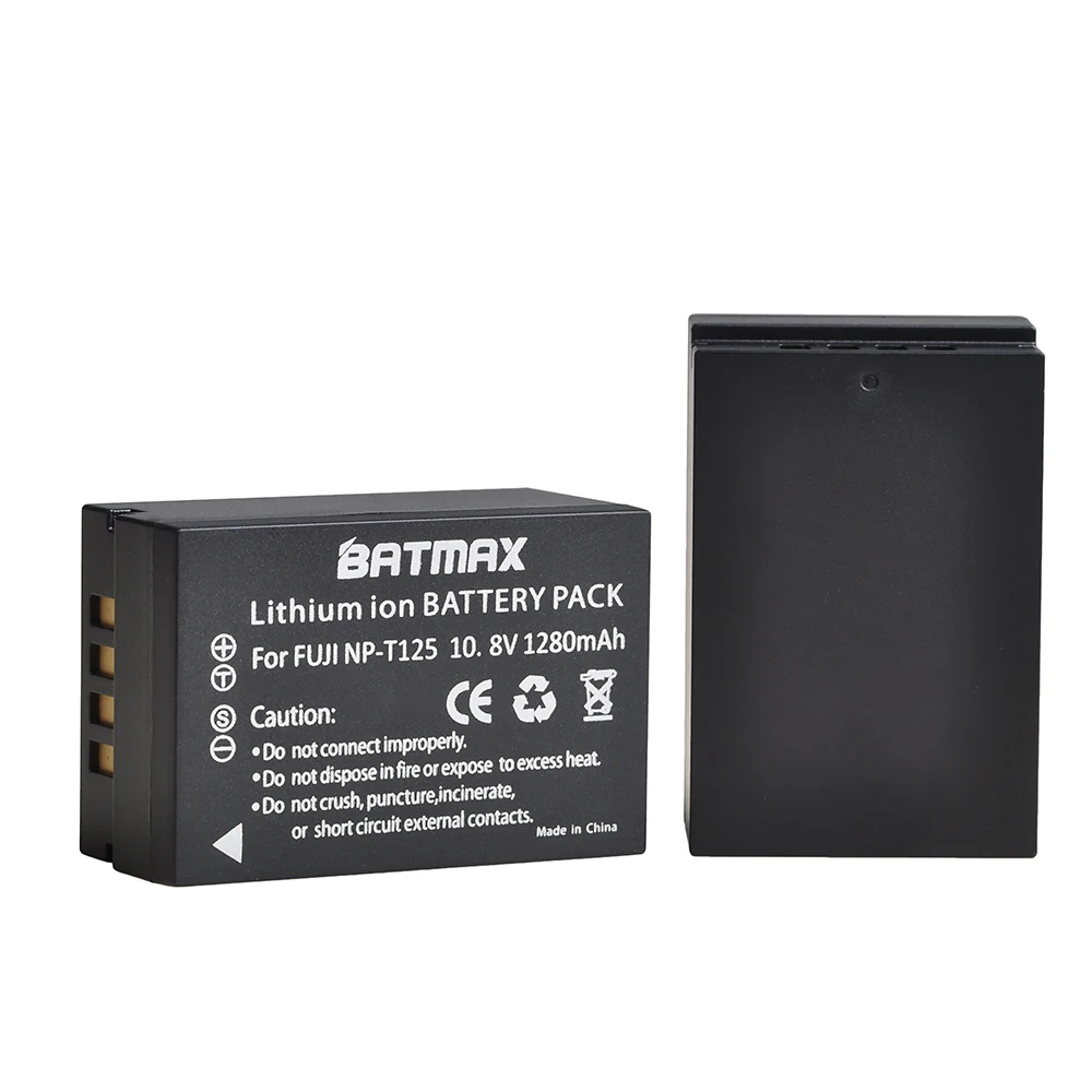 Bateria + Kits de Carregador Rápido para Fujifilm Pces T125 Duplo Ultra Gfx 50s Gfx50s 50r Gfx50r 100 Gfx1 2 1280mah Np-t125 np - Image 3