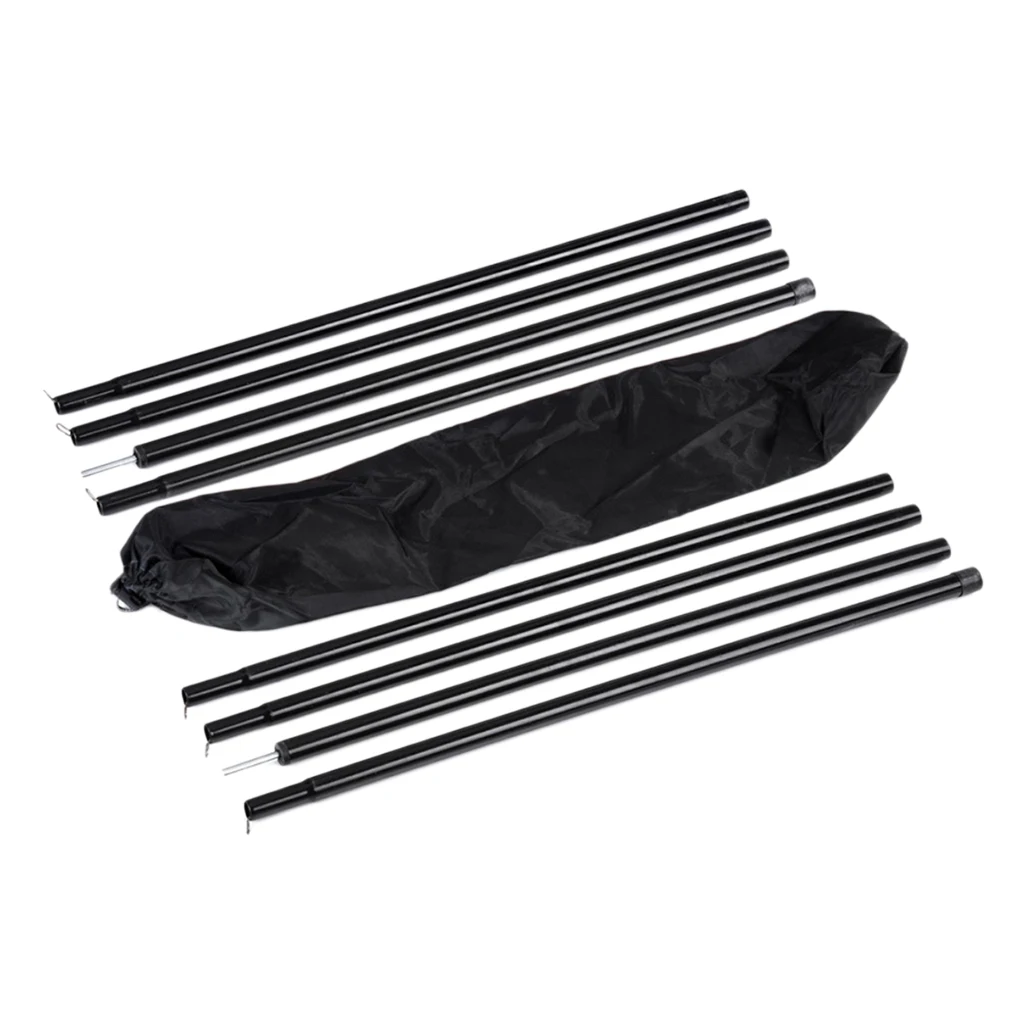 

2 Set Lightweight Camping Tarp Poles for Beach Tent Sun Shade Shelter Awning Canopy, for Hiking Fishing Picnic