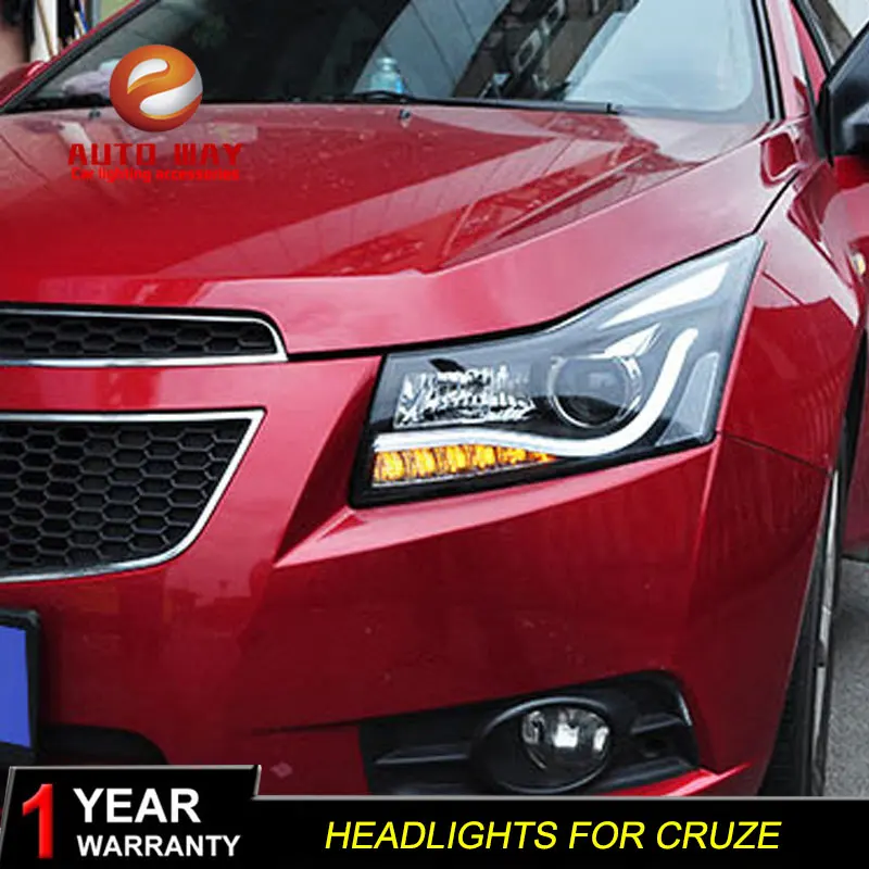 Автомобильный Стайлинг чехол для фар Chevrolet Cruze фары 2009 2014 светодиодные DRL Q5
