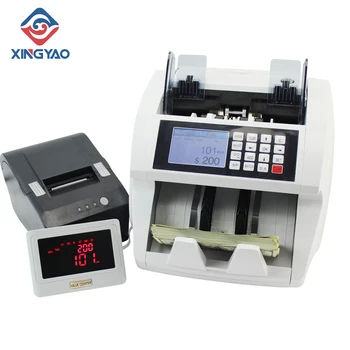

2 Cis Mix Value Counter Xd-880 Fake Money Sorting And Detecting Machine With High Accurate Intelligent Bill Counter