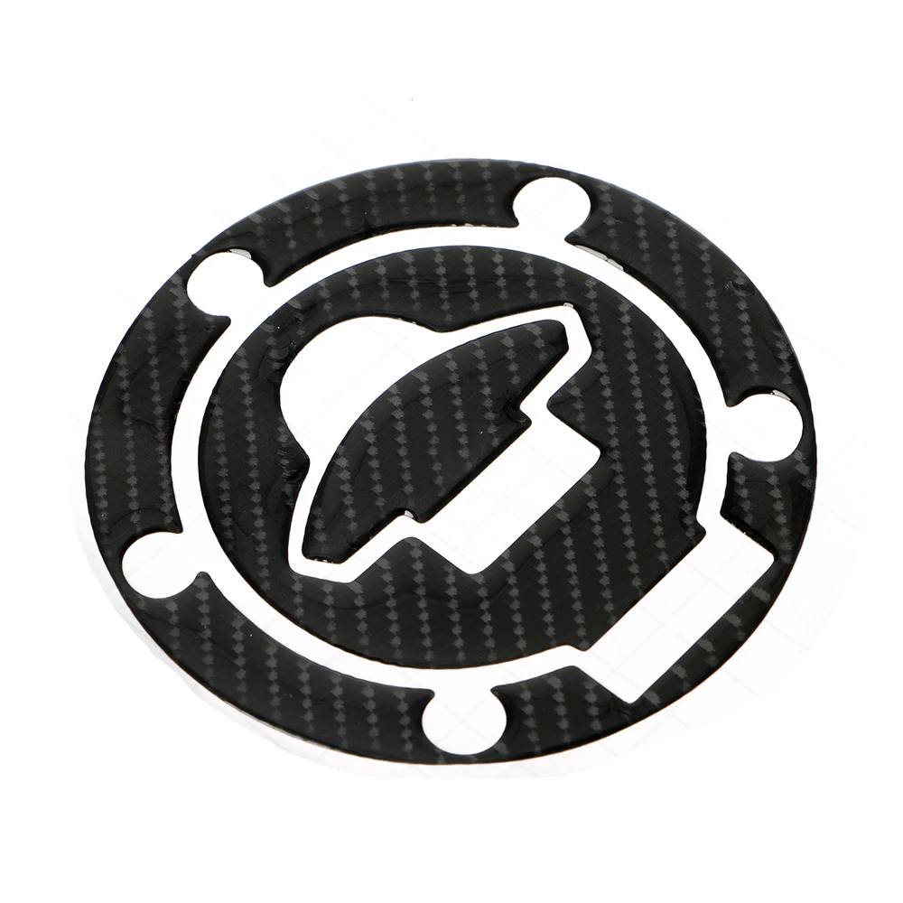 For YAMAHA Oil Fuel Tank Pad Gas Cap Cover YZF-R125 YZF-R15 YZF-R25 YZF-R3 MT-03 MT-25 M-slaz150 Carbon Fiber Motorcycle Sticker