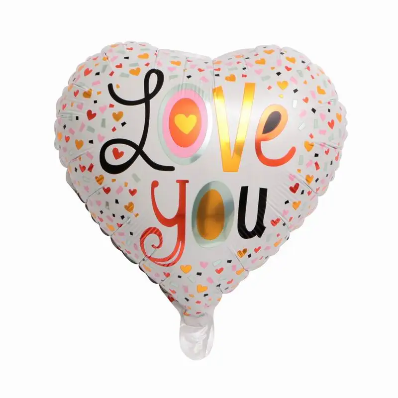 10 шт., 18 дюймов, воздушные шары с надписью I Love You Heart, надувные гелиевые шары из фольги, украшения для свадьбы, дня рождения, вечеринки, товары для Дня Святого Валентина