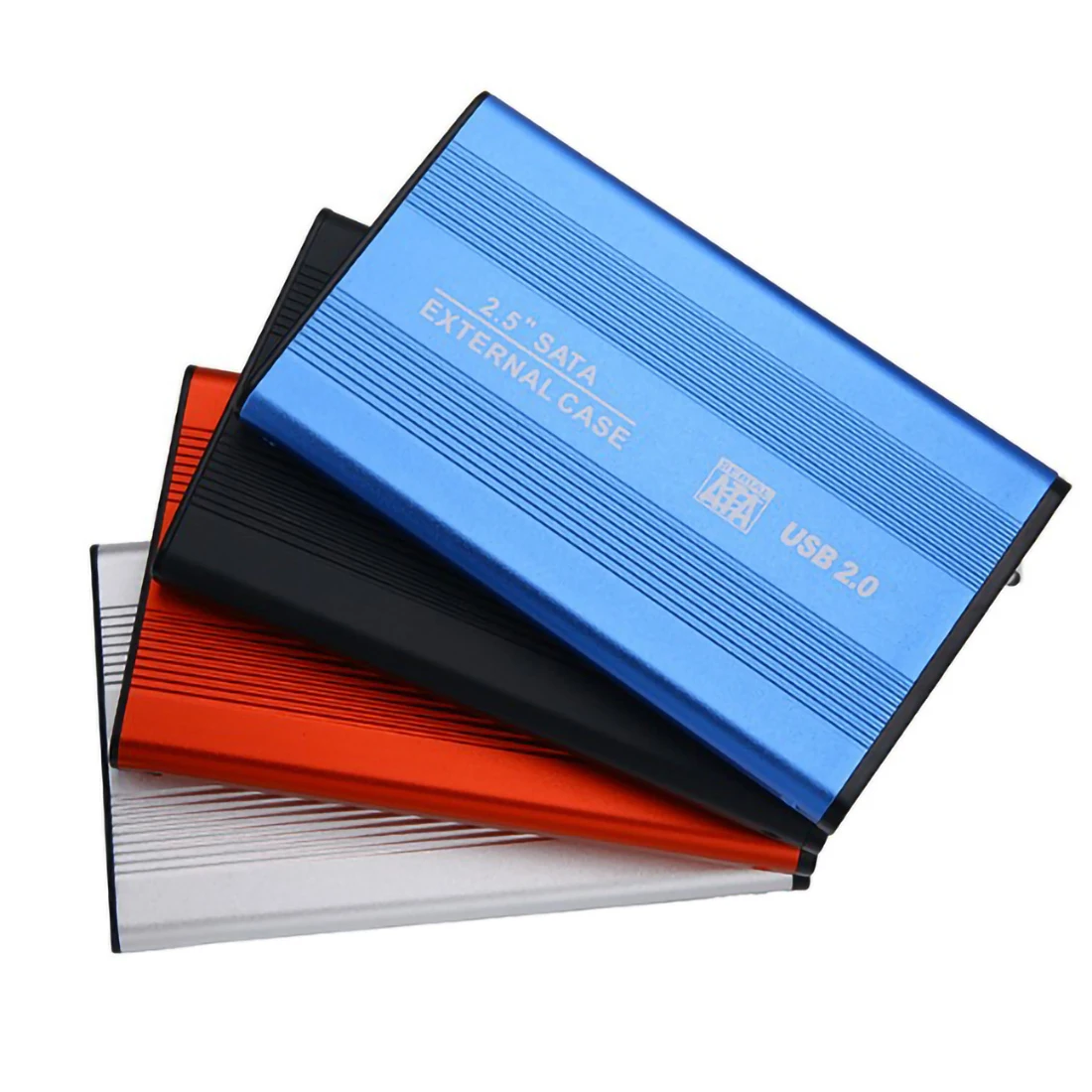 

Aluminium Alloy 2.5 Inch External Enclosure Case Mobile HDD Enclosure Case USB 2.0 to SATA External Hard Drive Caddy Box for PC