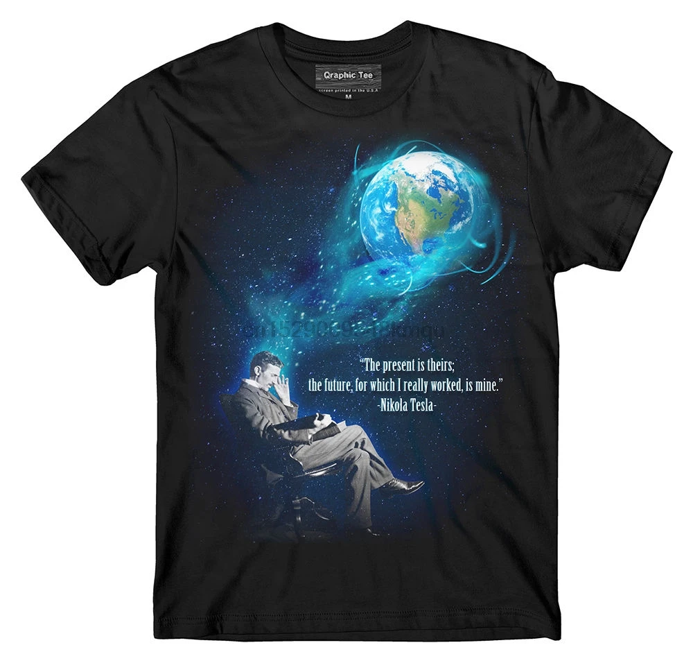 

Nikola Tesla t-shirt Tesla dream t-shirt Free Energy t-shirtscientist t shirt free shipping cheap tee 2019 fashion t shirt