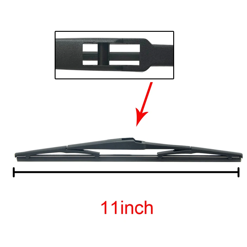 MIDOONWiper передние и задние щетки стеклоочистителя набор для Kia Rio UB хэтчбек 2011- ветровое стекло 2" 16" 11"